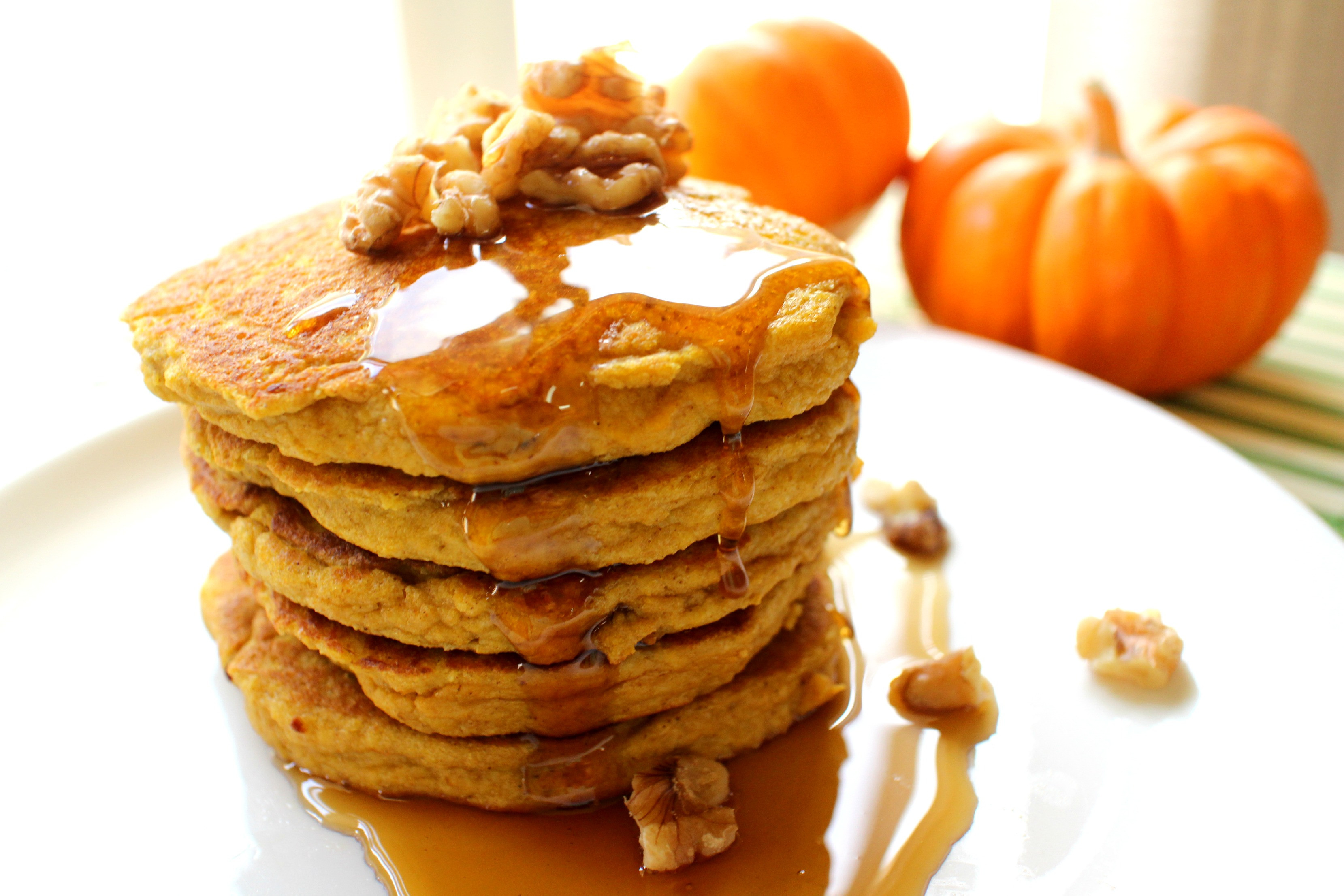 Pumpkin Protein Pancakes
 Pumpkin Protein Pancakes