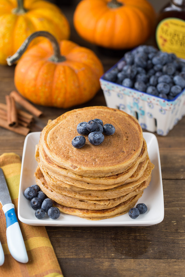 Pumpkin Protein Pancakes
 Pumpkin Protein Pancakes