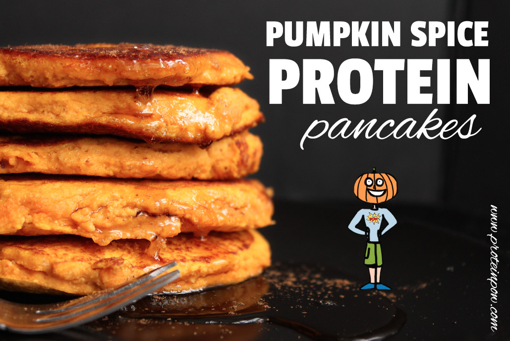 Pumpkin Protein Pancakes
 Pumpkin Spice Protein Pancakes