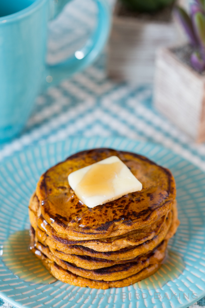 Pumpkin Protein Pancakes
 Five Ingre nt Pumpkin Protein Pancakes low carb gluten