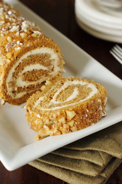 Pumpkin Roll Cake
 Classic Pumpkin Cake Roll with Cream Cheese Filling Step