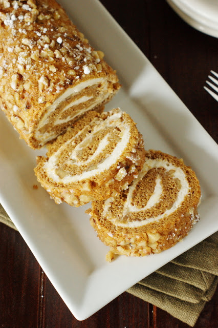 Pumpkin Roll Cake
 Classic Pumpkin Cake Roll with Cream Cheese Filling Step