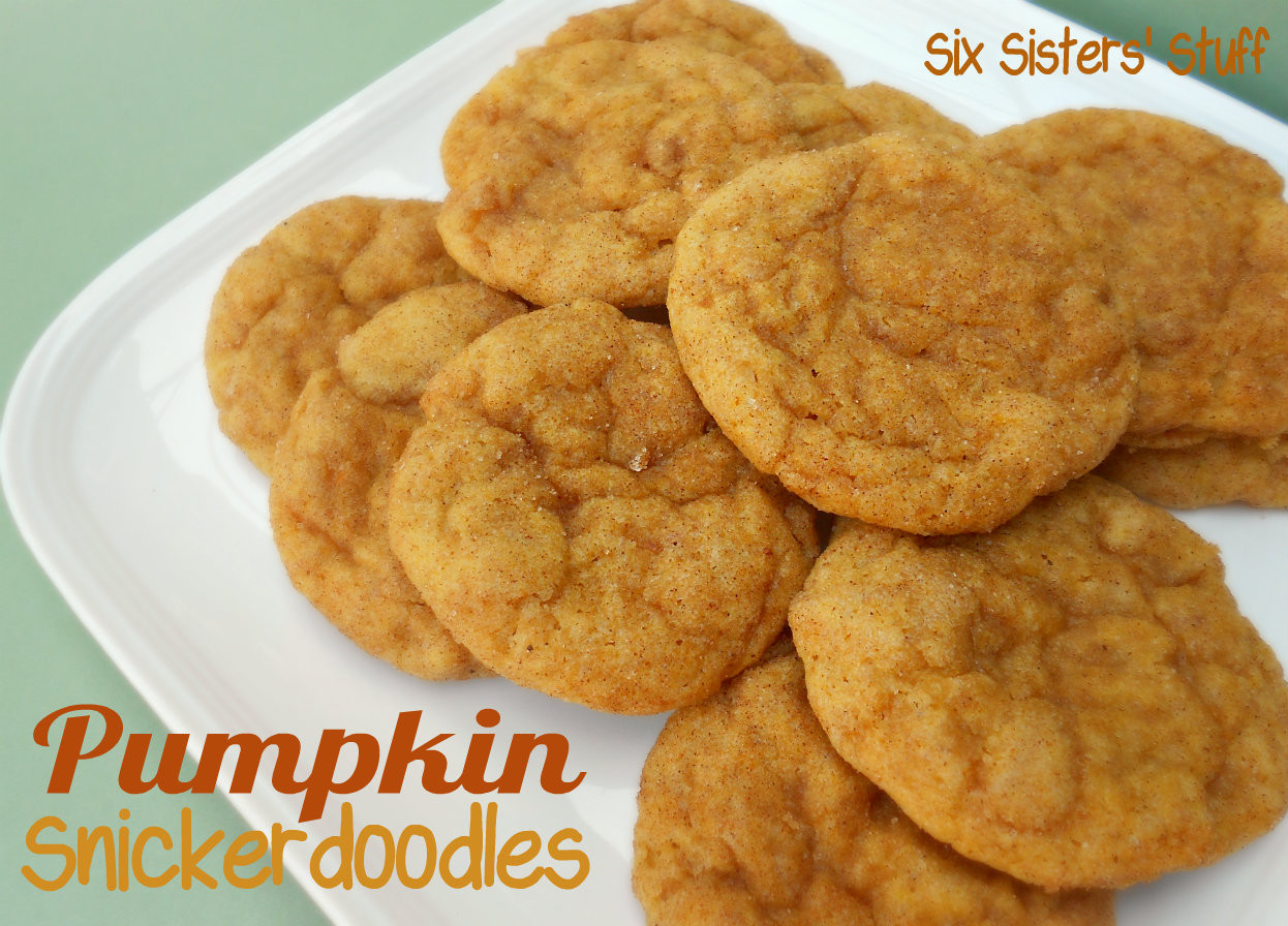 Pumpkin Snickerdoodle Cookies
 Pumpkin Snickerdoodle Cookies – Six Sisters Stuff