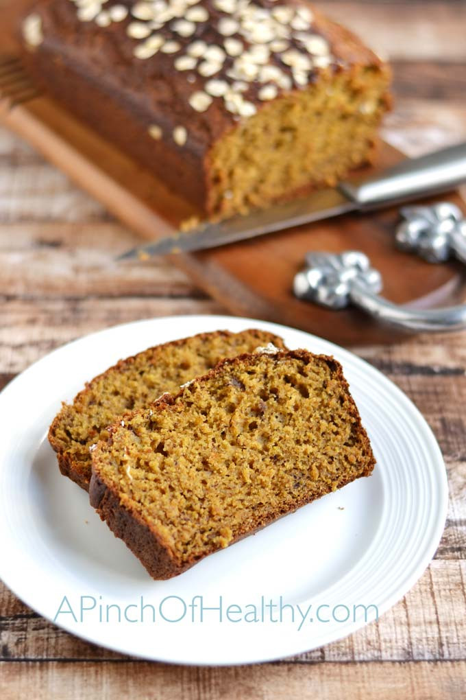 Pumpkin Spice Bread
 Pumpkin Spice Bread A Pinch of Healthy