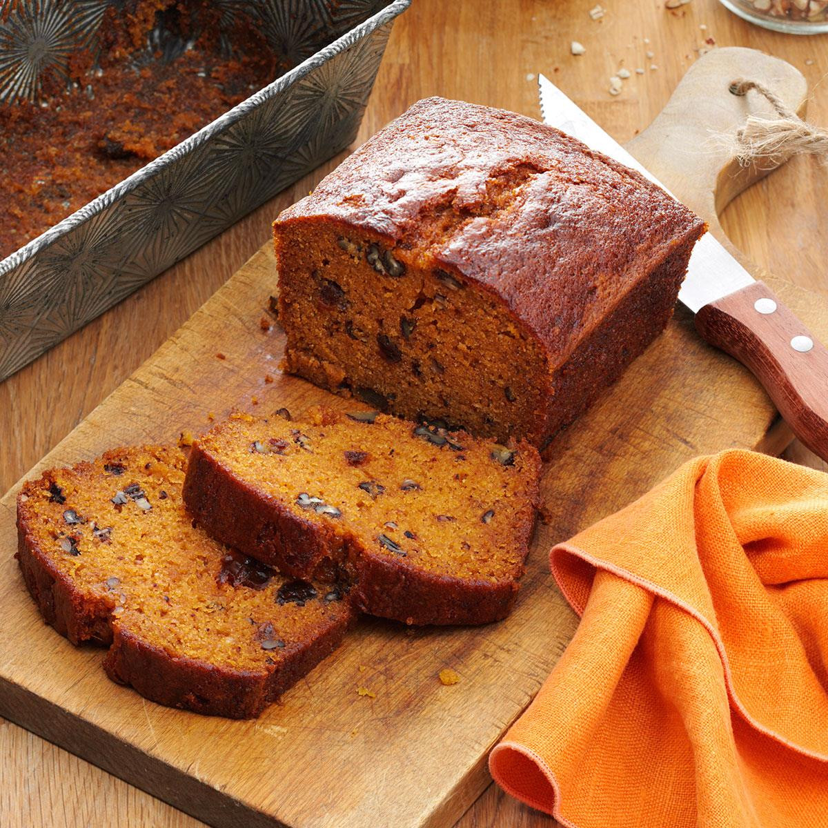 Pumpkin Spice Bread
 Raisin Filled Pumpkin Spice Bread Recipe