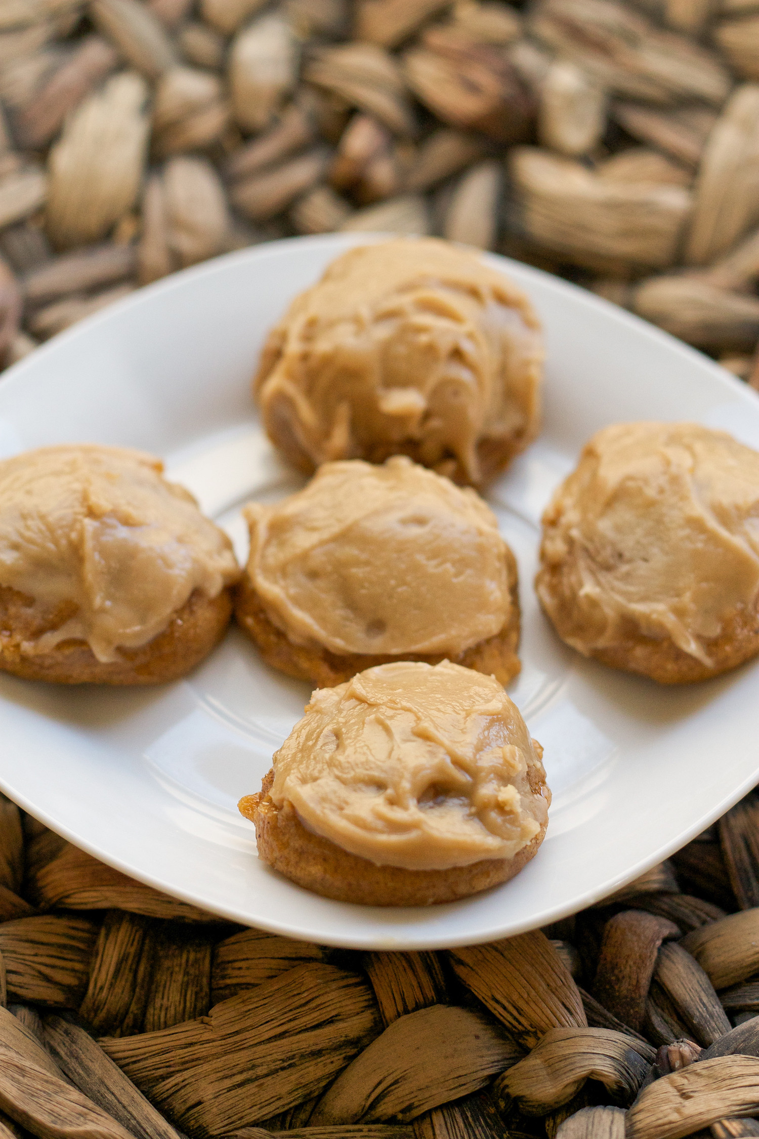 Pumpkin Spice Cookies
 Pumpkin Spice Cookies with a Salted Caramel Frosting