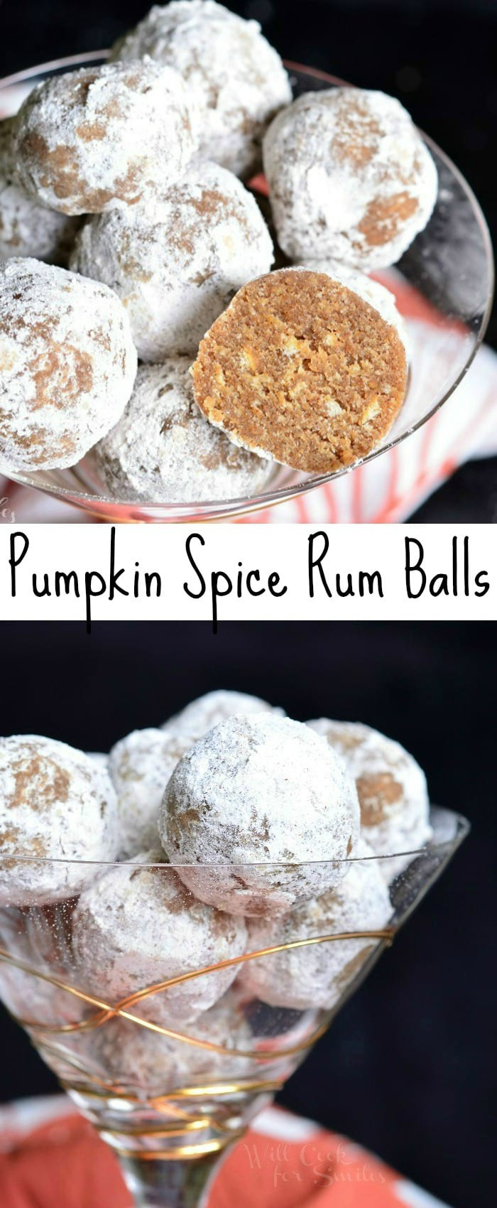 Pumpkin Spice Desserts
 Pumpkin Spice Rum Balls Will Cook For Smiles