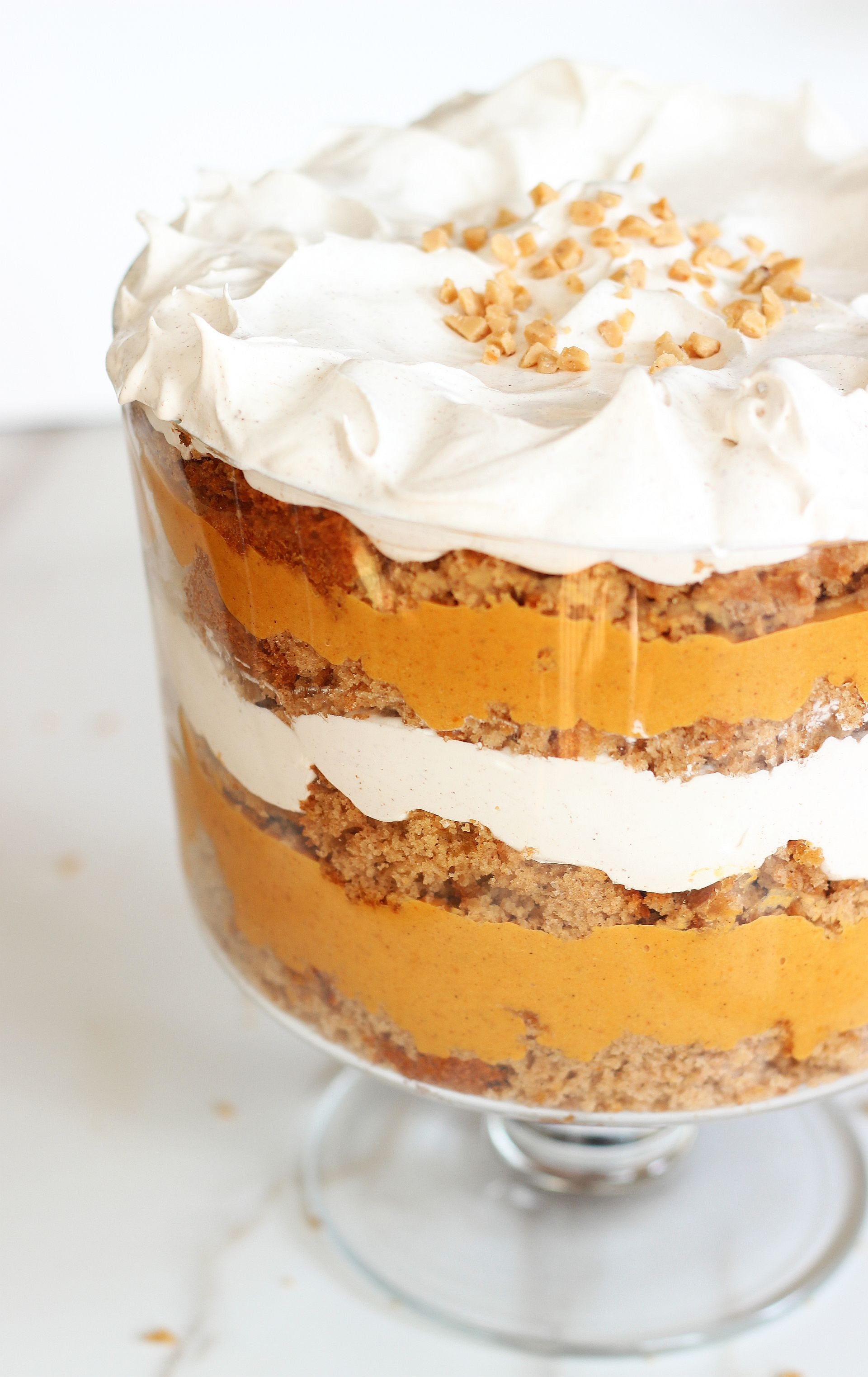 Pumpkin Spice Desserts
 Pumpkin Butterscotch Spice Cake Trifle The Gold Lining Girl