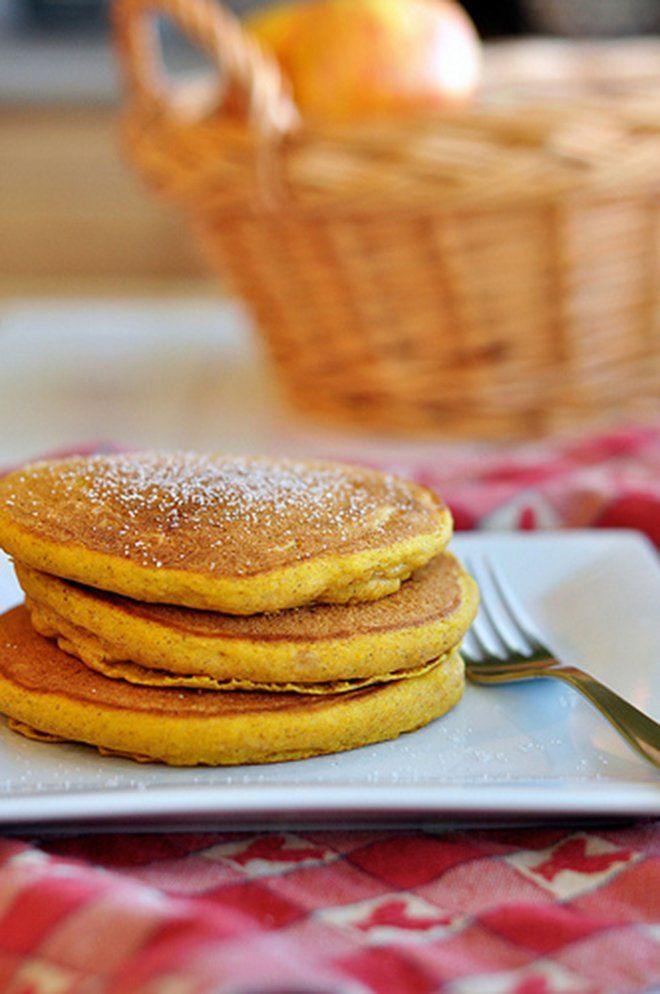 Pumpkin Spice Pancakes
 Pumpkin Spice Pancakes With Pumpkin Butter Recipe — Dishmaps
