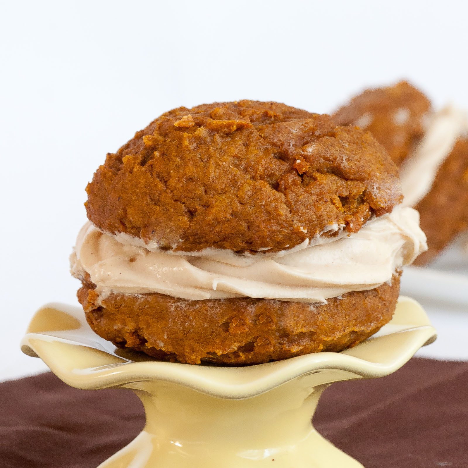 Pumpkin Whoopie Pies
 Sweet Twist of Blogging Pumpkin Whoopie Pies with Apple