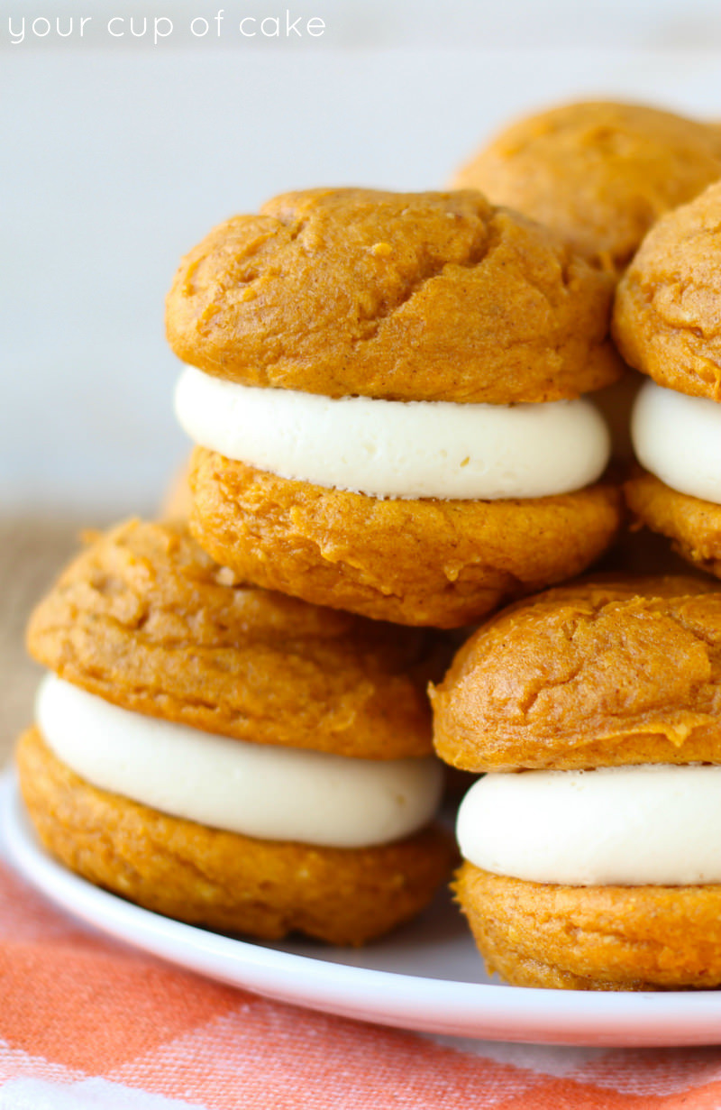 Pumpkin Whoopie Pies
 5 Ingre nt Pumpkin Cheesecake Whoopie Pies Your Cup of