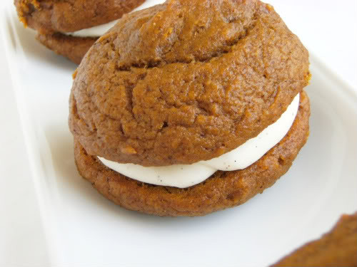 Pumpkin Whoopie Pies
 Flavor of the Month Pumpkin Whoopie Pies Bake at 350°