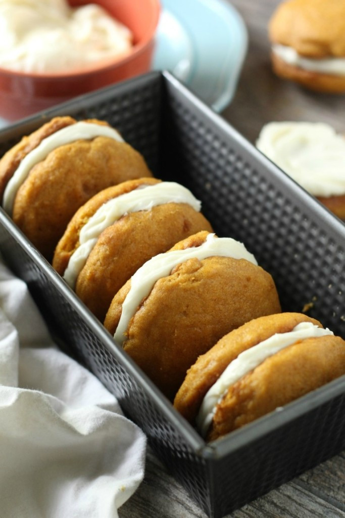 Pumpkin Whoopie Pies
 Cream Cheese Filled Pumpkin Whoopie Pies Chocolate With