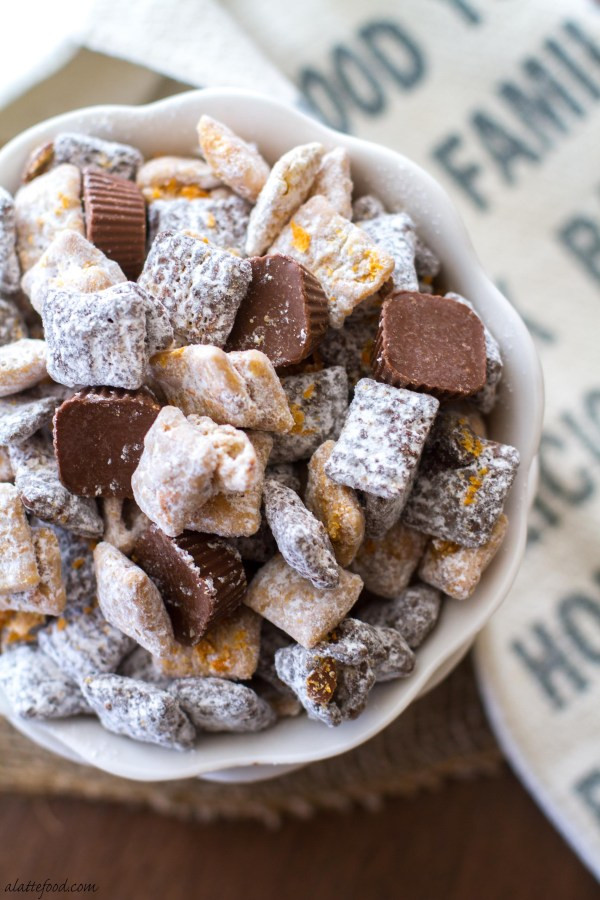 Puppy Chow Dessert
 Butterfinger Puppy Chow