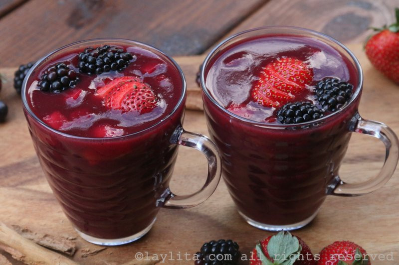 Purple Corn Drink
 Colada morada Spiced berry drink Laylita s Recipes