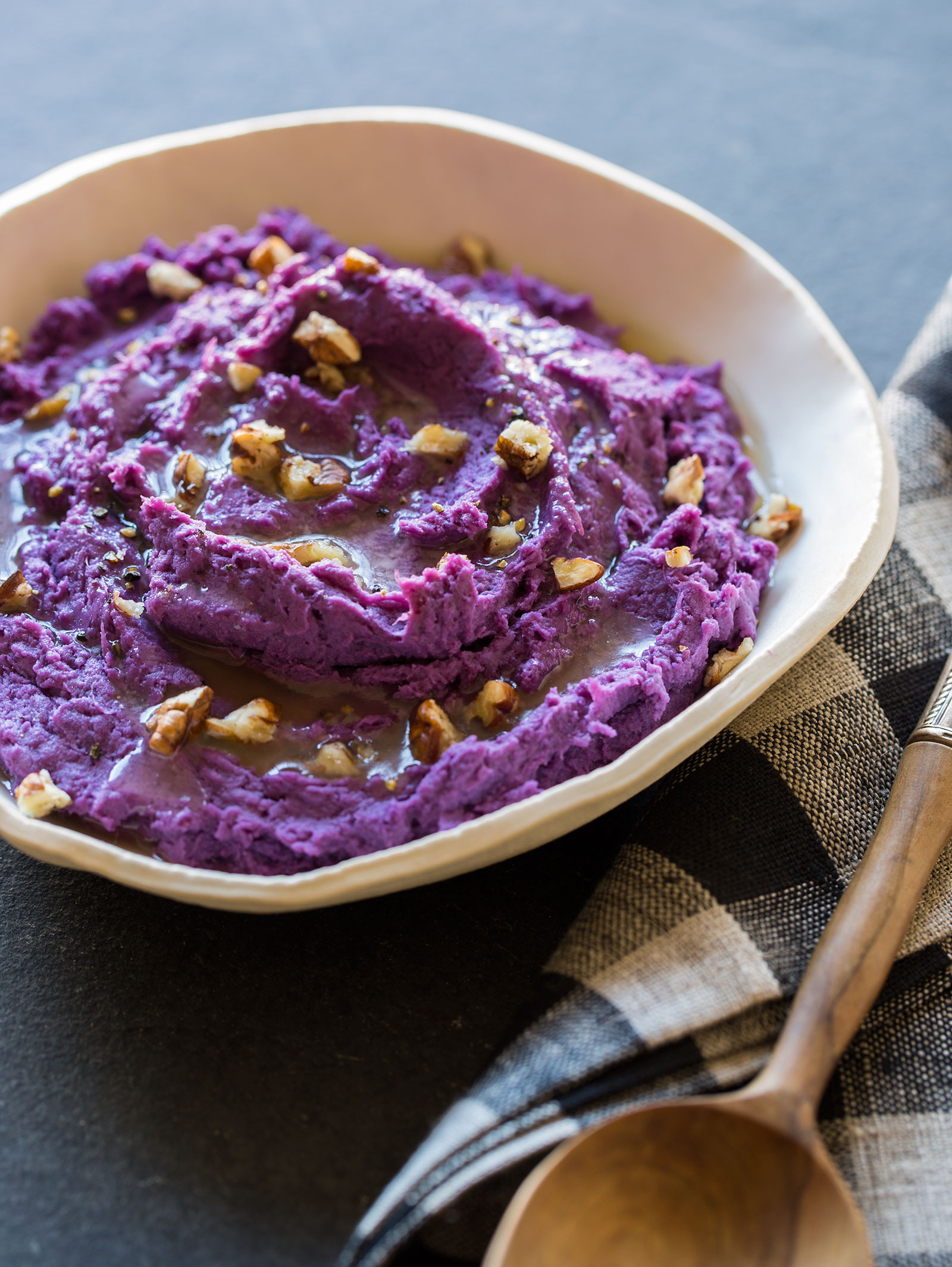 Purple Potato Recipe
 Mashed Purple Sweet Potatoes Side dish recipe