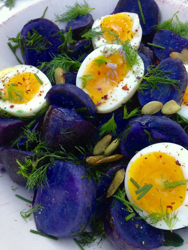 Purple Potato Recipe
 Purple Potato Salad Recipe — Dishmaps