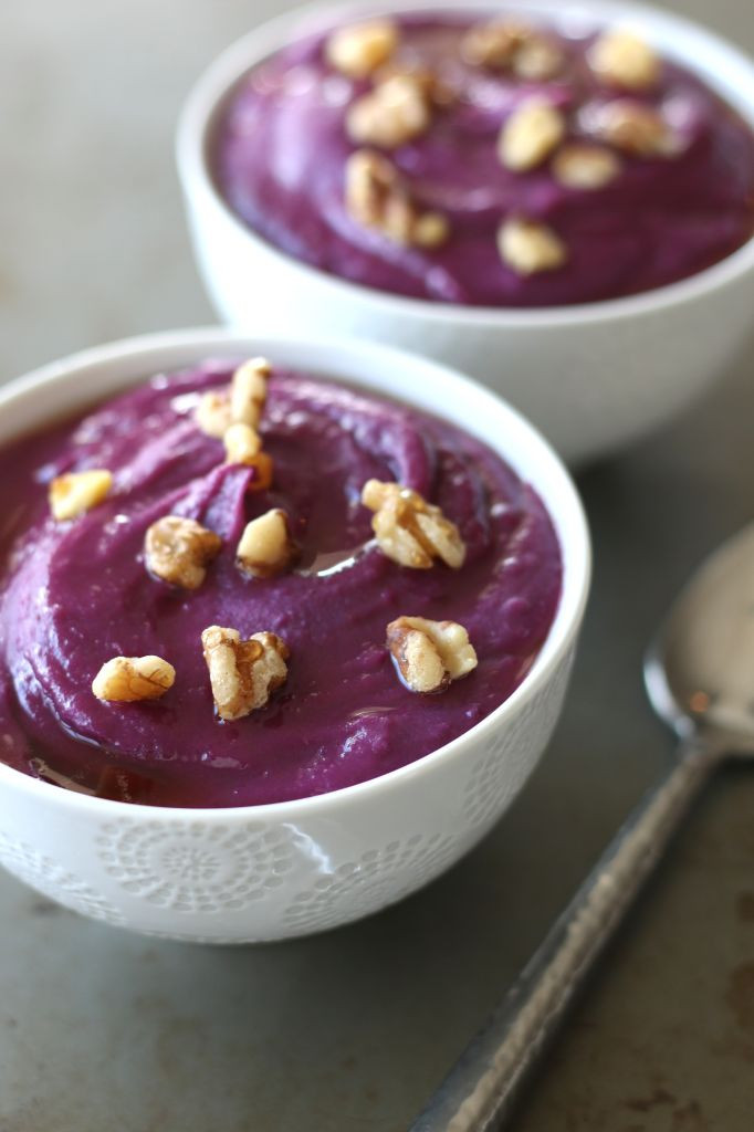Purple Potato Recipe
 purple sweet potatoes dessert soup