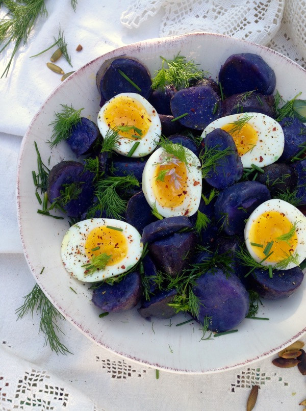 Purple Potato Recipe
 Purple Potato Salad Recipe • CiaoFlorentina