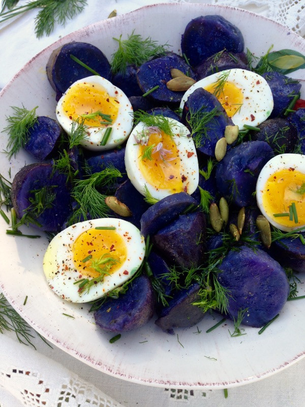 Purple Potato Recipe
 Purple Potato Salad Recipe • CiaoFlorentina