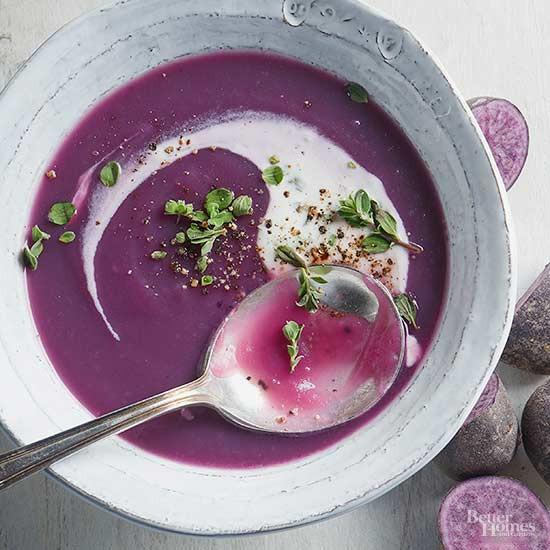 Purple Potato Recipe
 Purple Potato Soup