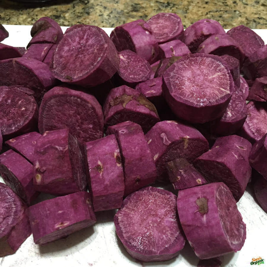 Purple Sweet Potato
 Vegan Purple Sweet Potato Casserole