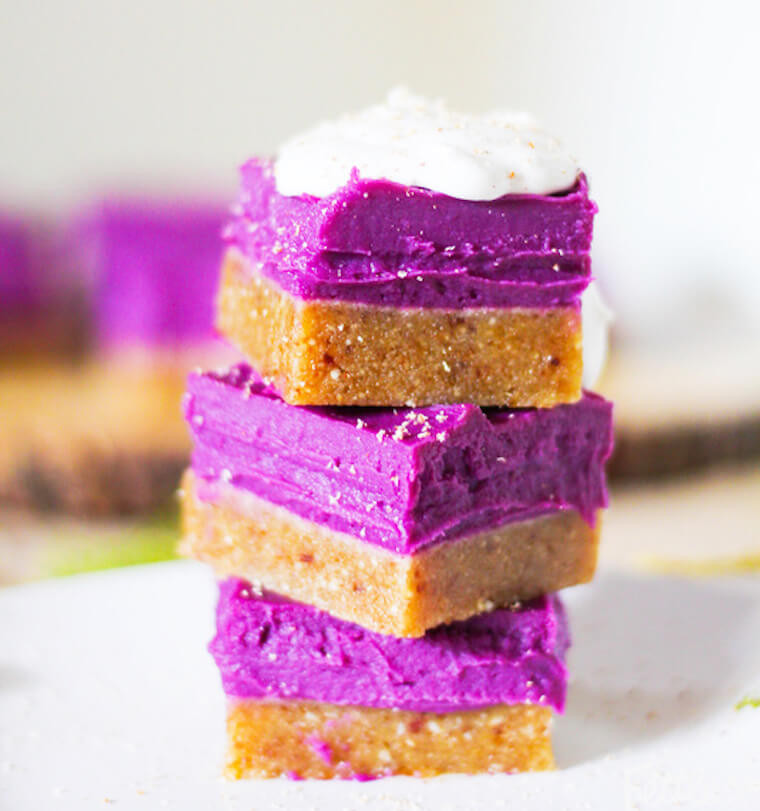 Purple Sweet Potato Pie
 Purple sweet potato pie bar recipe