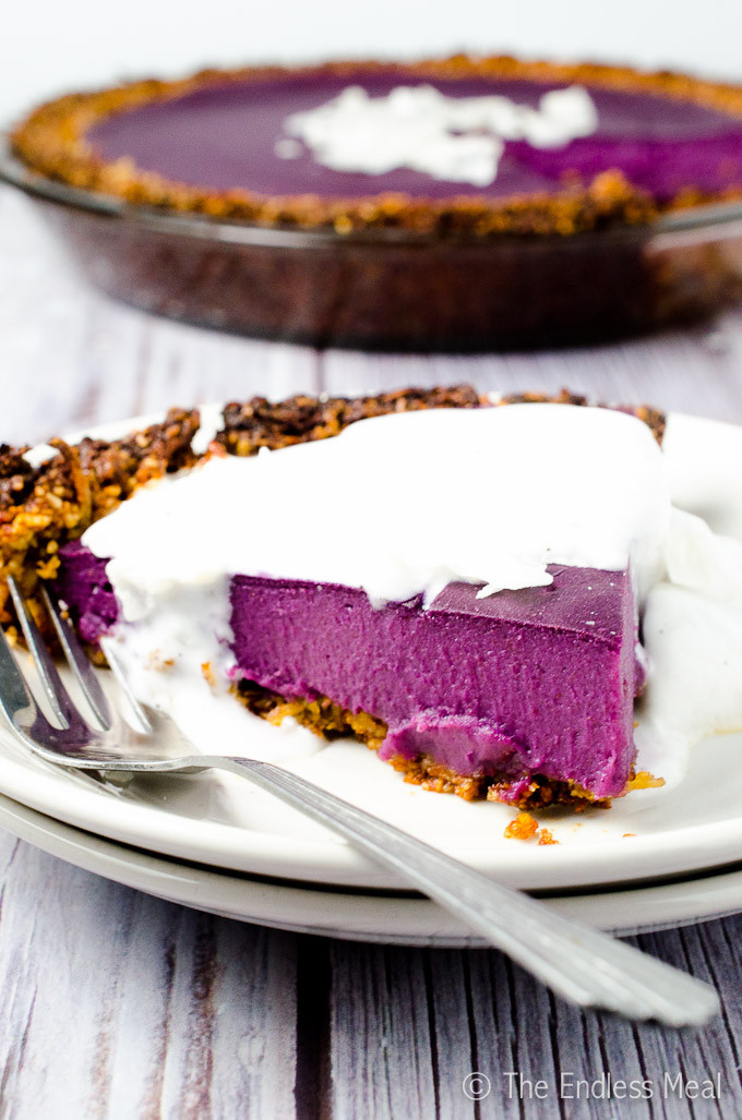 Purple Sweet Potato Recipe
 Vegan Purple Sweet Potato Pie