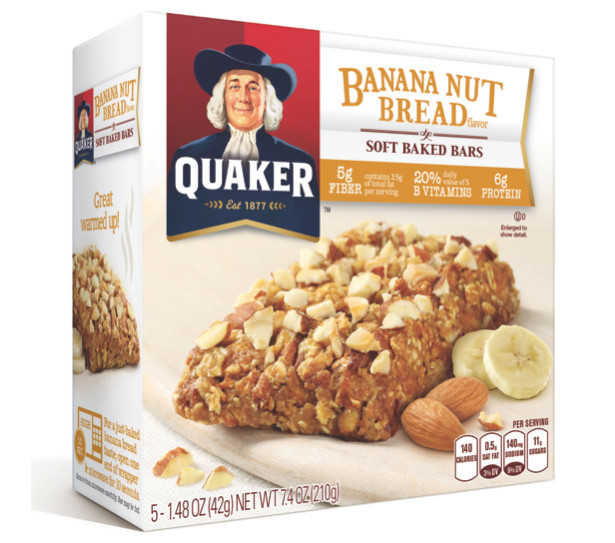 Quaker Oats Breakfast Bars
 Healthy Living Natural Beauty Product Review "Quaker Soft