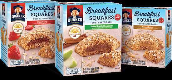 Quaker Oats Breakfast Bars
 Snack Bars Breakfast Squares