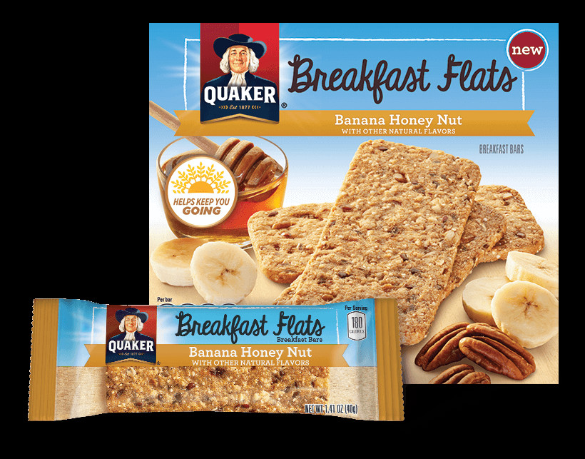 Quaker Oats Breakfast Bars
 Product Snack Bars Quaker Breakfast Flats Banana Honey