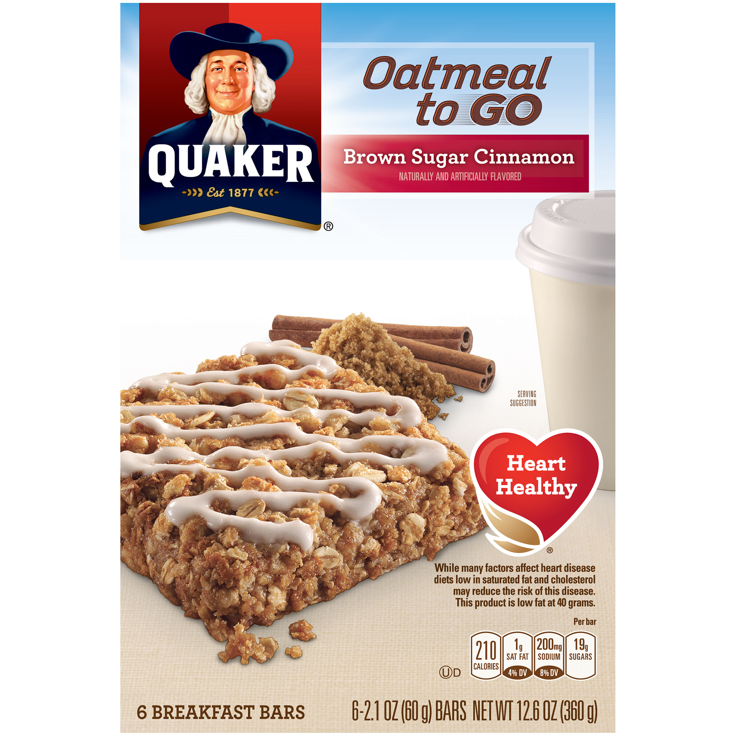 Quaker Oats Breakfast Bars
 Quaker Brown Sugar Cinnamon Breakfast Bars Food