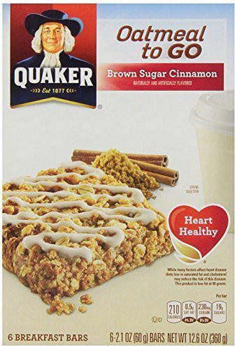 Quaker Oats Breakfast Bars
 Quaker Oatmeal To Go Brown Sugar Cinnamon Breakfast Bars