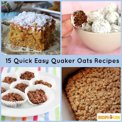 Quaker Oats Breakfast Recipes
 15 Quick Easy Quaker Oats Recipes