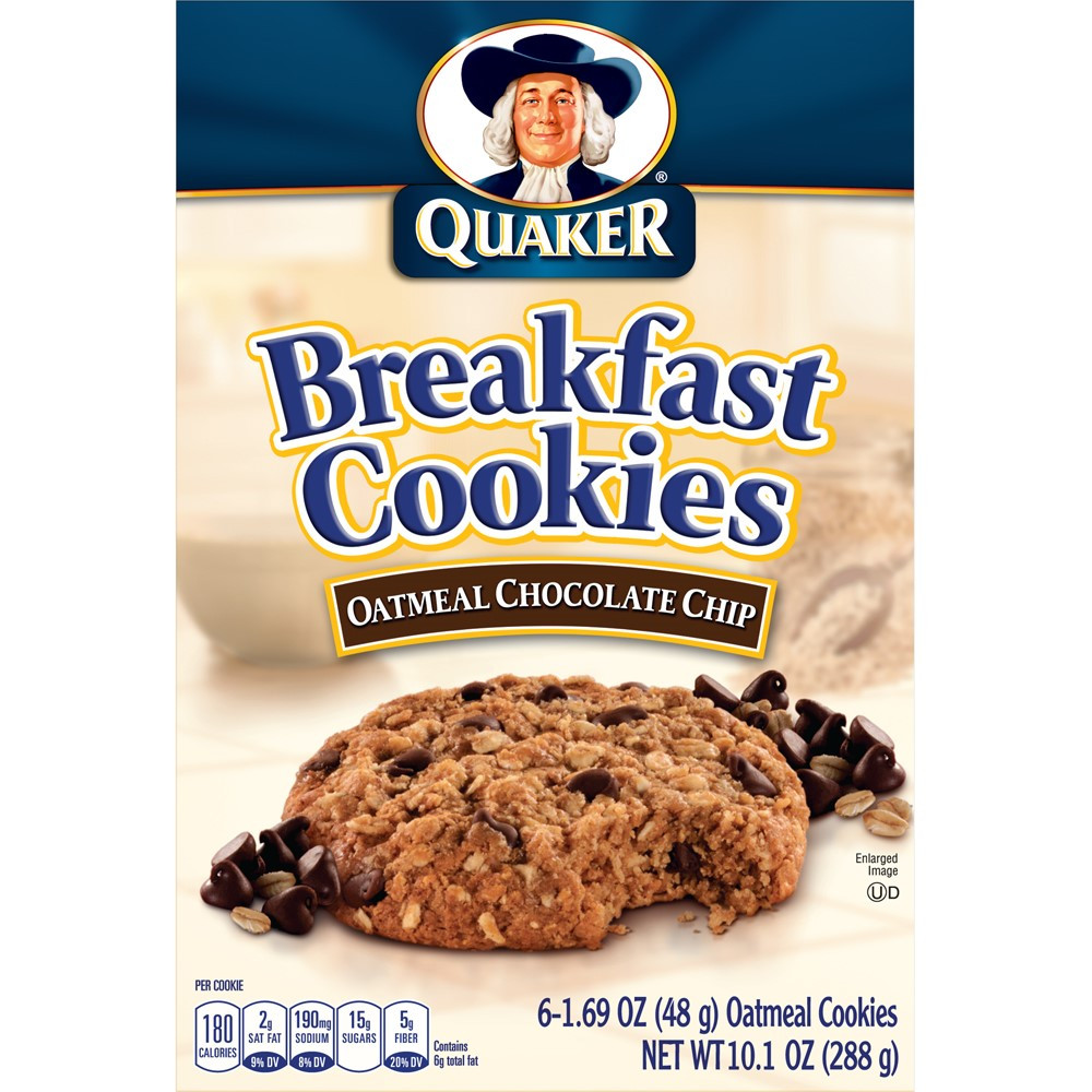 Quaker Oats Breakfast Recipes
 Quaker Chewy Breakfast Cookies Oatmeal Chocolate Chip 6