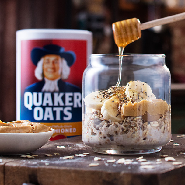 Quaker Oats Breakfast Recipes
 Peanut Butter Banana Overnight Oats Recipe