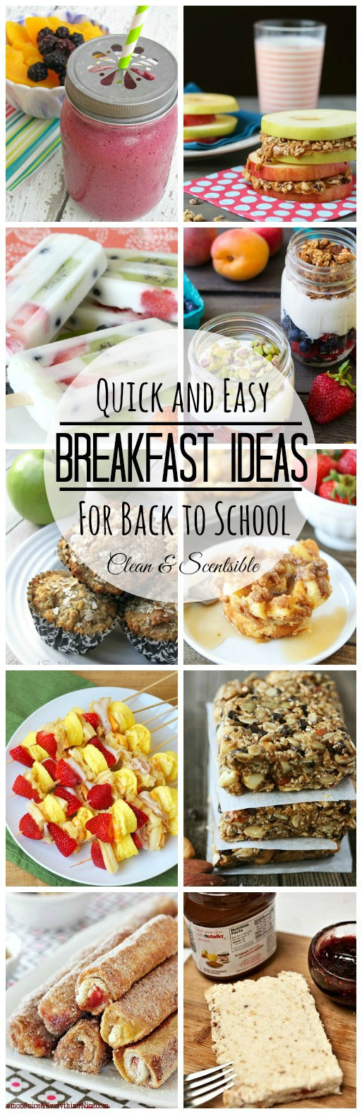 Quick And Easy Breakfast Recipes
 Easy Breakfast Ideas Clean and Scentsible