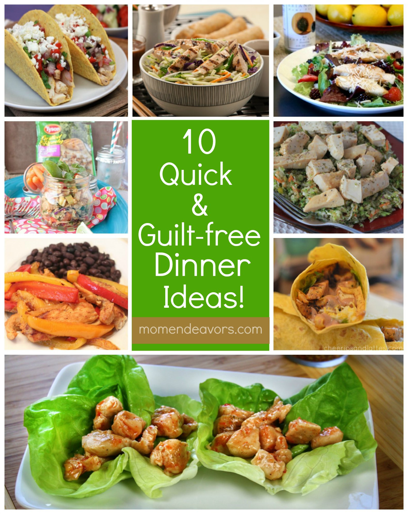 Quick And Easy Healthy Dinner Recipes
 Ad Sweet ‘n Spicy Chicken Lettuce Cups JustAddThis