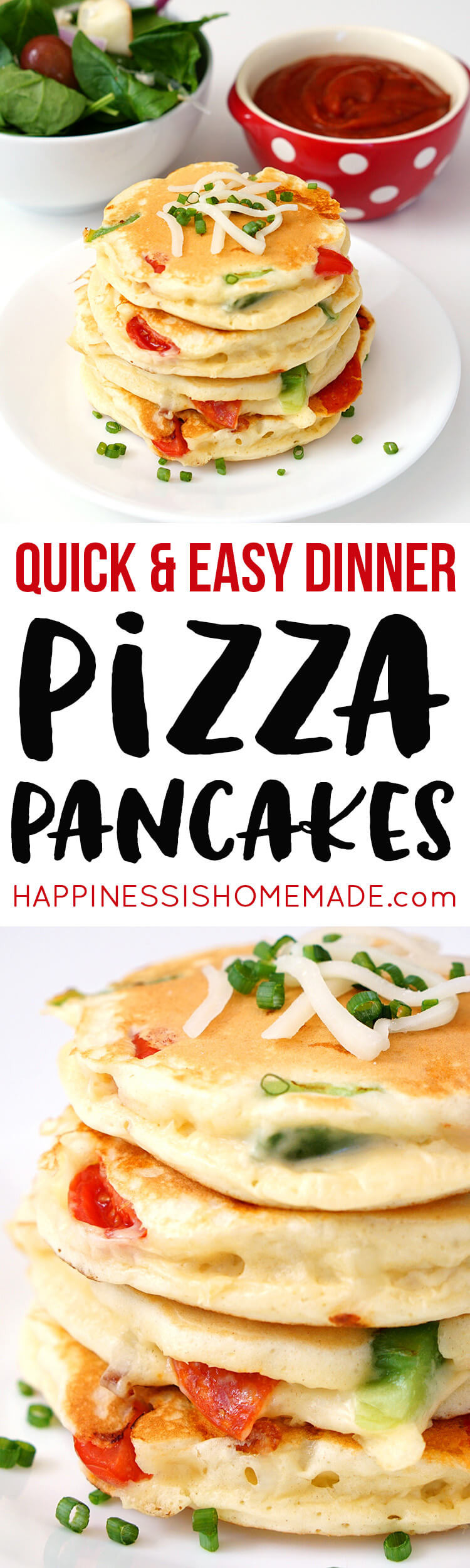 Quick And Easy Recipes For Dinner
 Pizza Pancakes Quick & Easy Dinner Idea Happiness is