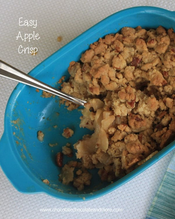 Quick Apple Dessert
 Quick Apple Crisp Chocolate Chocolate and More