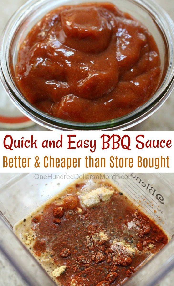 Quick Bbq Sauce
 Quick and Easy BBQ Sauce e Hundred Dollars a Month