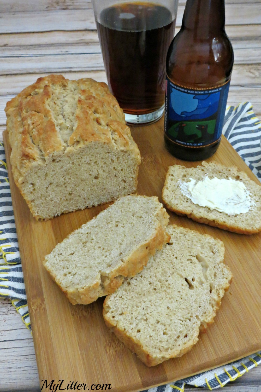 Quick Bread Recipe
 3 Ingre nt Beer Bread
