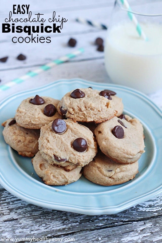 Quick Chocolate Chip Cookies
 Easy Chocolate Chip Bisquick Cookies Yummy Healthy Easy