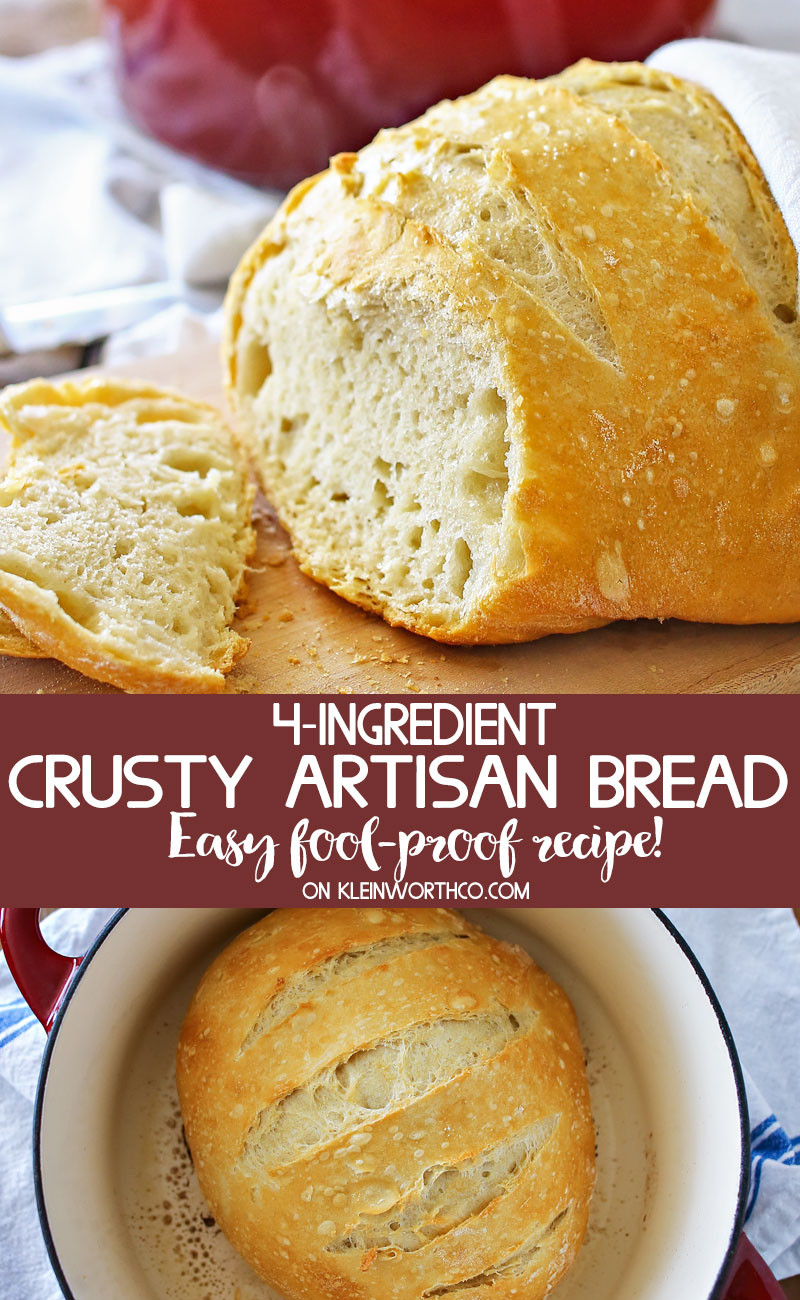 Quick Crusty Bread Recipe
 Incredibly Easy Crusty Artisan Bread Kleinworth & Co