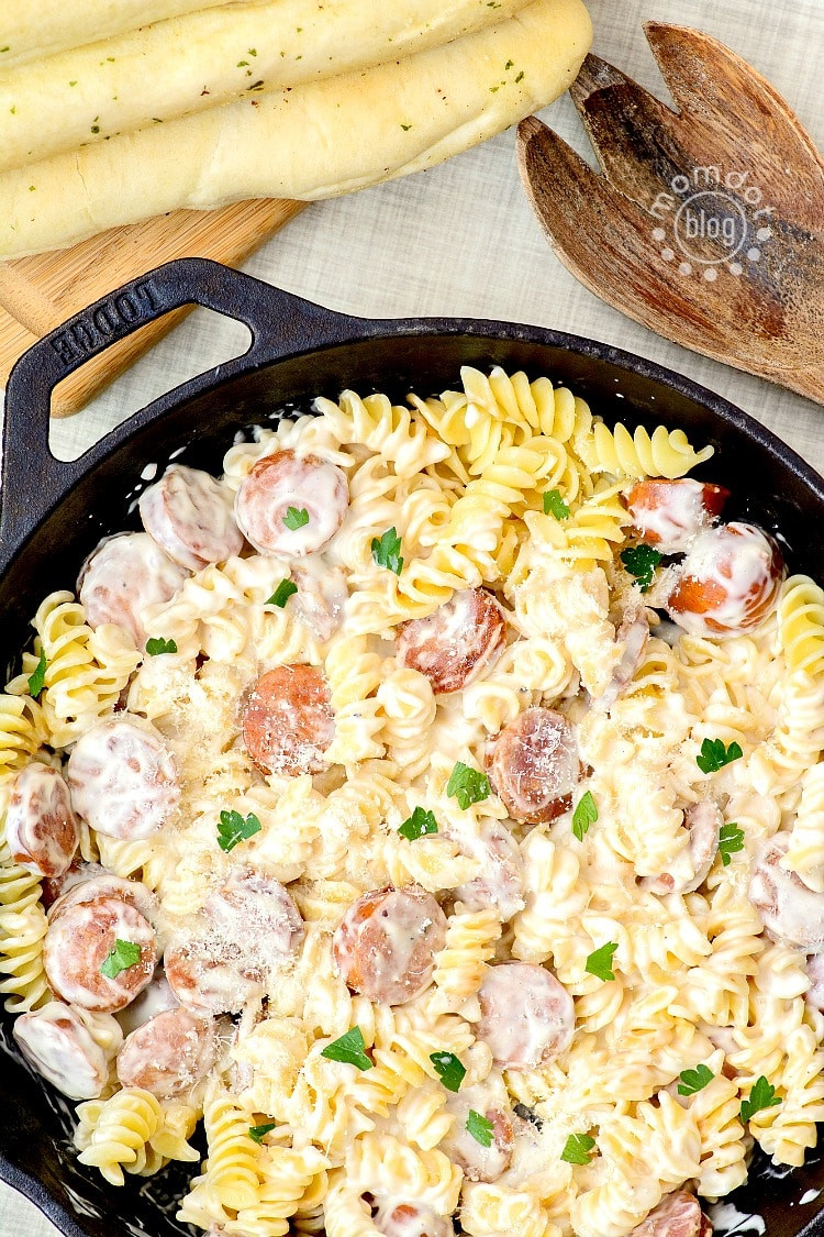 Quick Dinner Ideas For Two
 Spicy sausage Alfredo Recipe