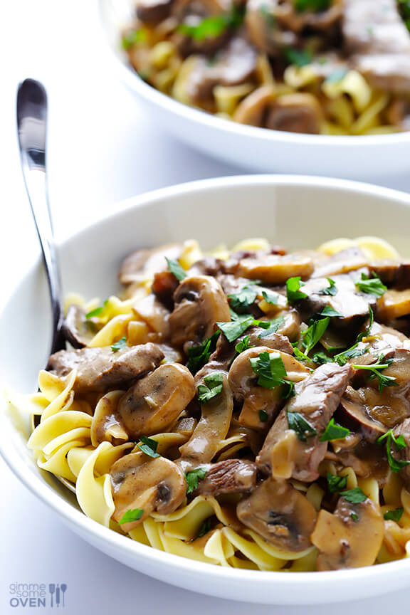 Quick Easy Dinners
 Beef Stroganoff