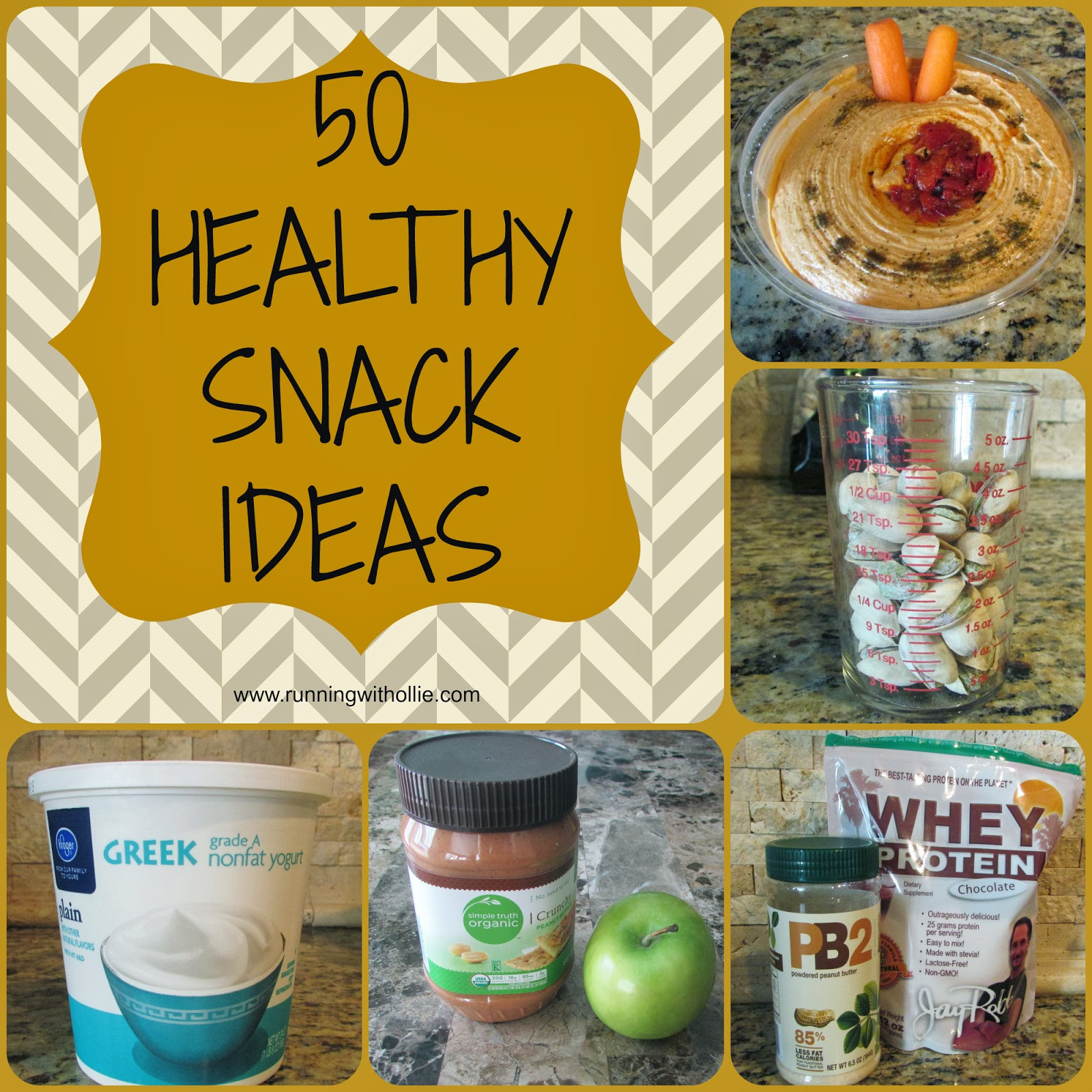 Quick Healthy Snacks
 RUNNING WITH OLLIE 50 Quick & Easy Healthy Snack Ideas