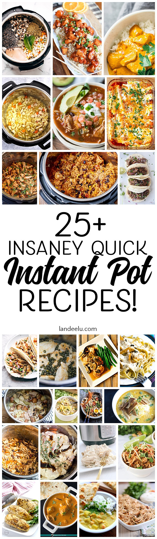 Quick Instant Pot Recipes
 25 Insanely Quick Instant Pot Recipes landeelu