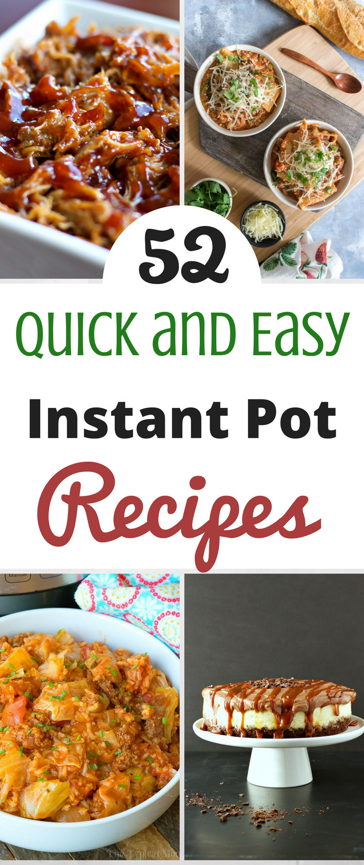 Quick Instant Pot Recipes
 52 Quick and Easy Instant Pot Recipes SlickHousewives