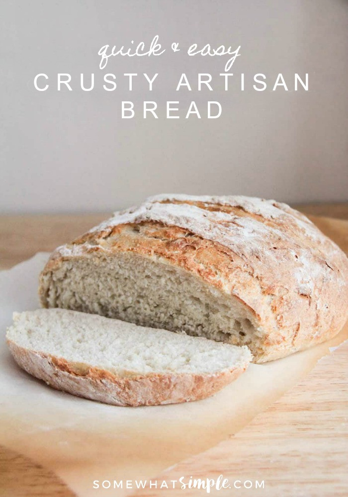 Quick No Knead Bread
 No Knead Bread Quick and Easy Crusty Artisan Bread Recipe